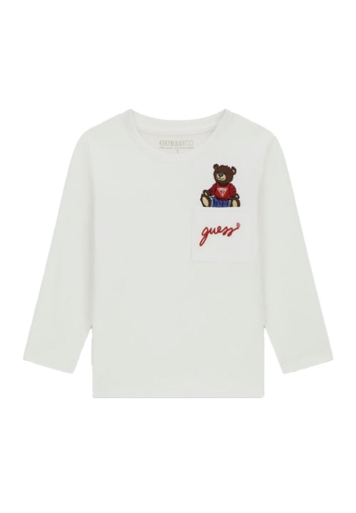 T-shirt bianca per neonato