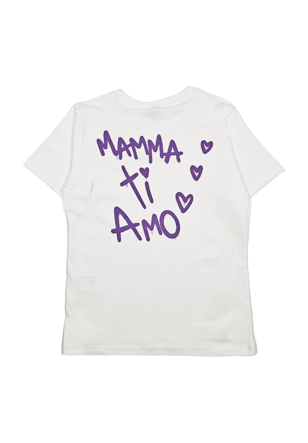 T-shirt bianca per bambina