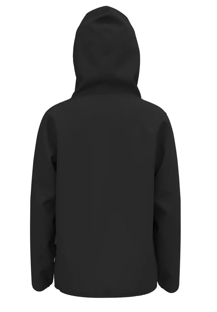 Schwarzer Fleece-Hoodie für Jungen