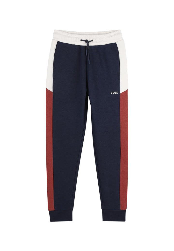 Pantalone felpa blu per bambino