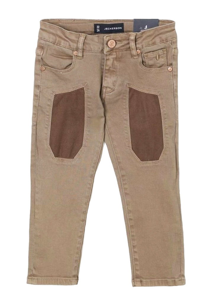 Jeans beige per neonato