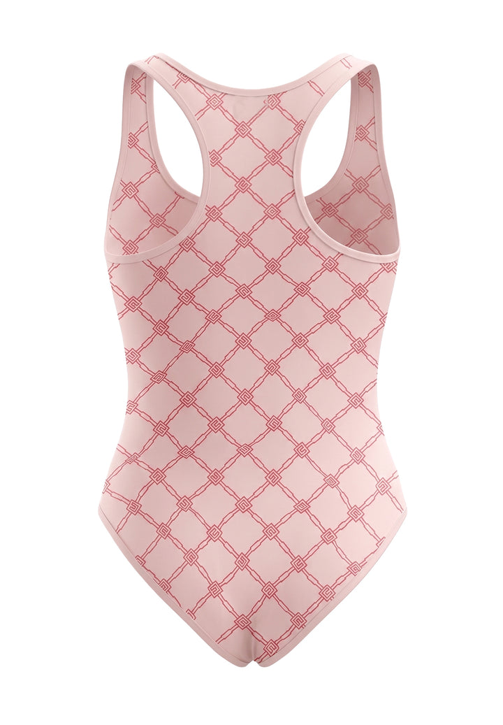 Costume intero rosa per bambina