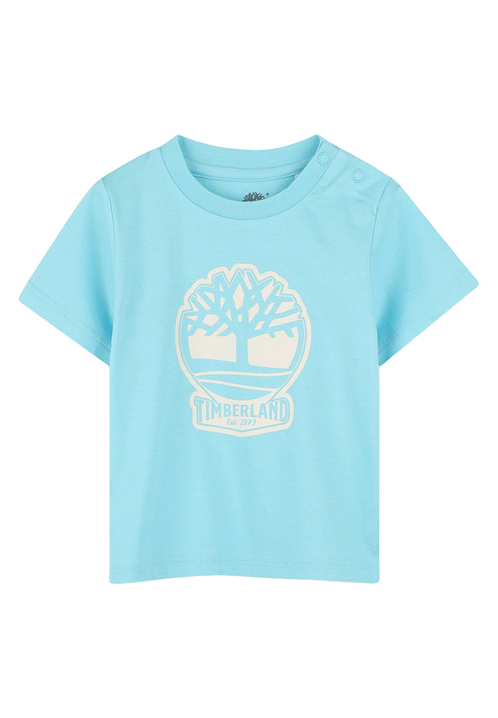 T-shirt celeste per bambino