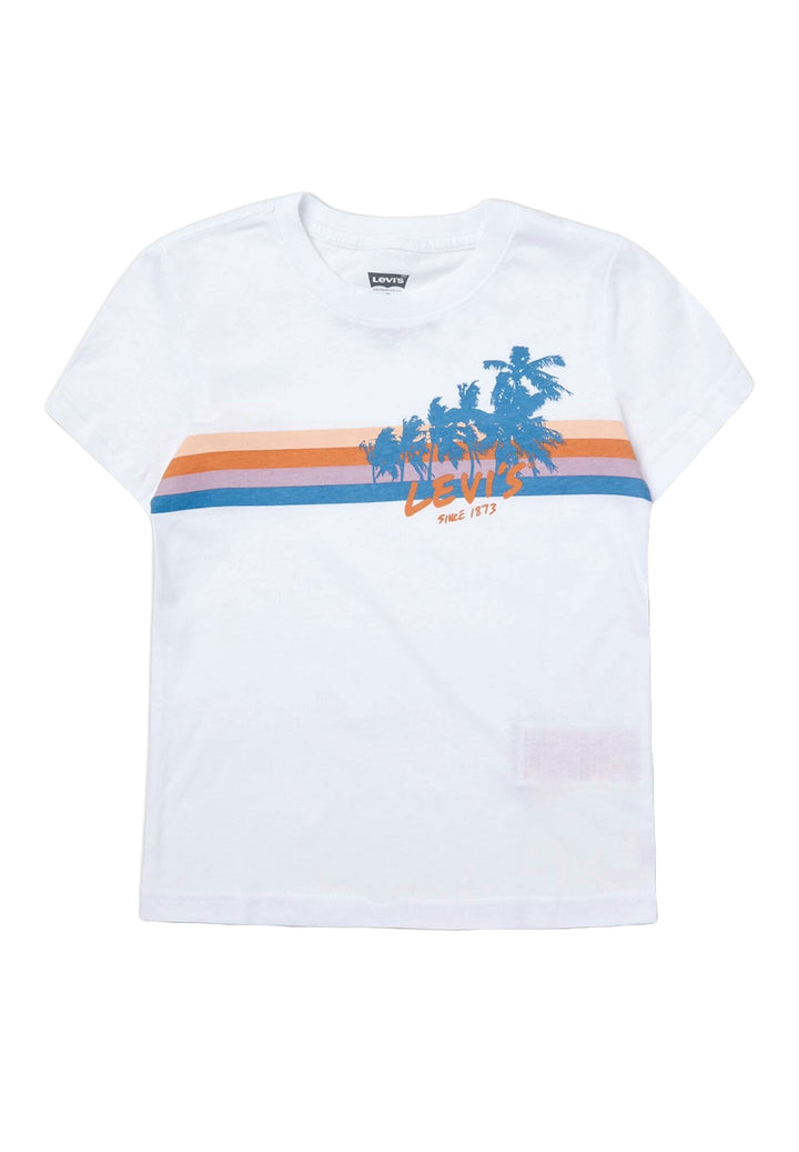 T-shirt bianca per bambina
