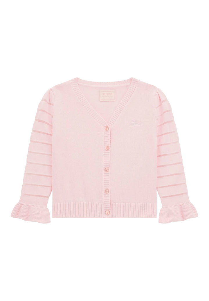 Cardigan rosa per bambina