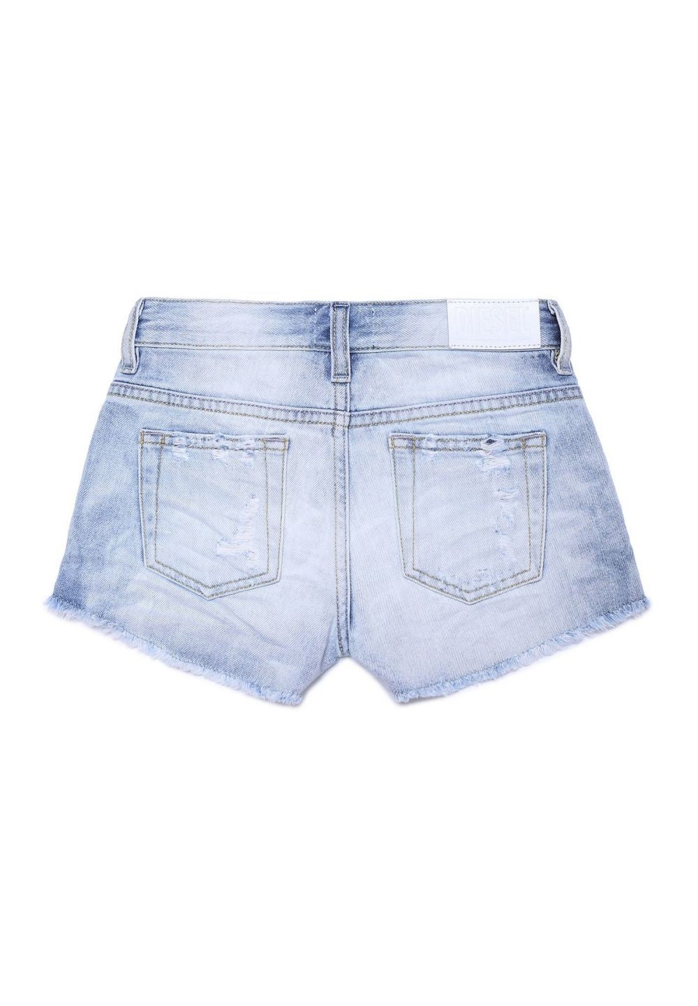 Light blue denim shorts for girls