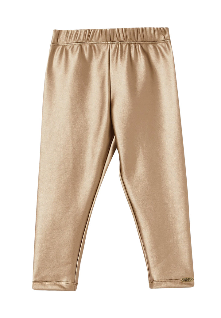 Leggings oro per bambina