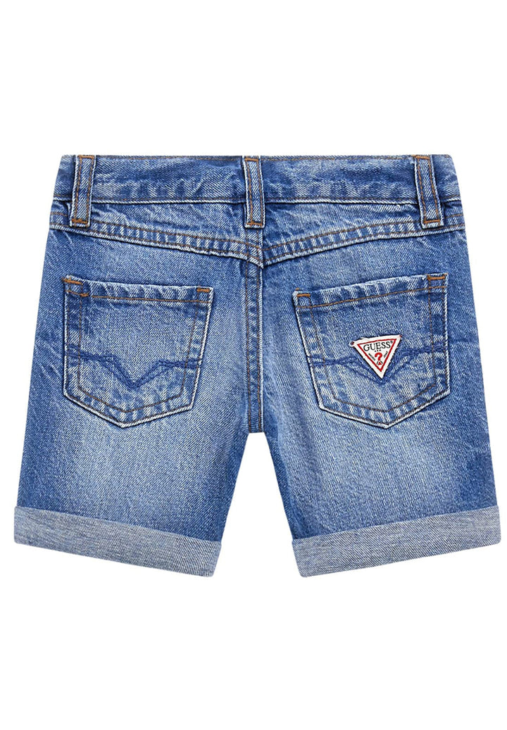 Bermuda denim blu per bambino