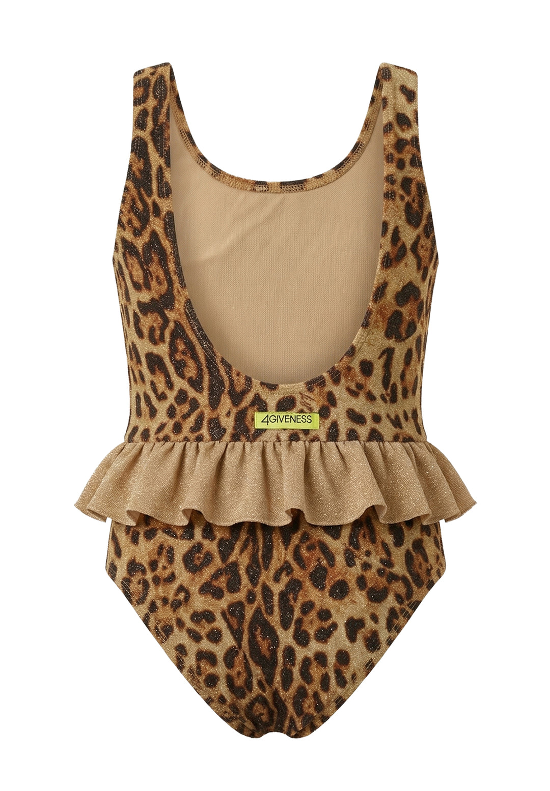 Costume intero leopardato per neonata