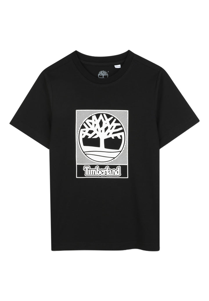 T-shirt nera per bambino