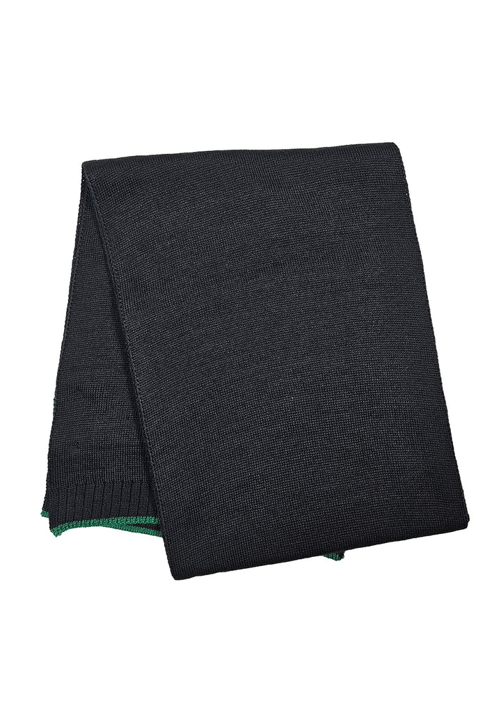 Black-green scarf for children