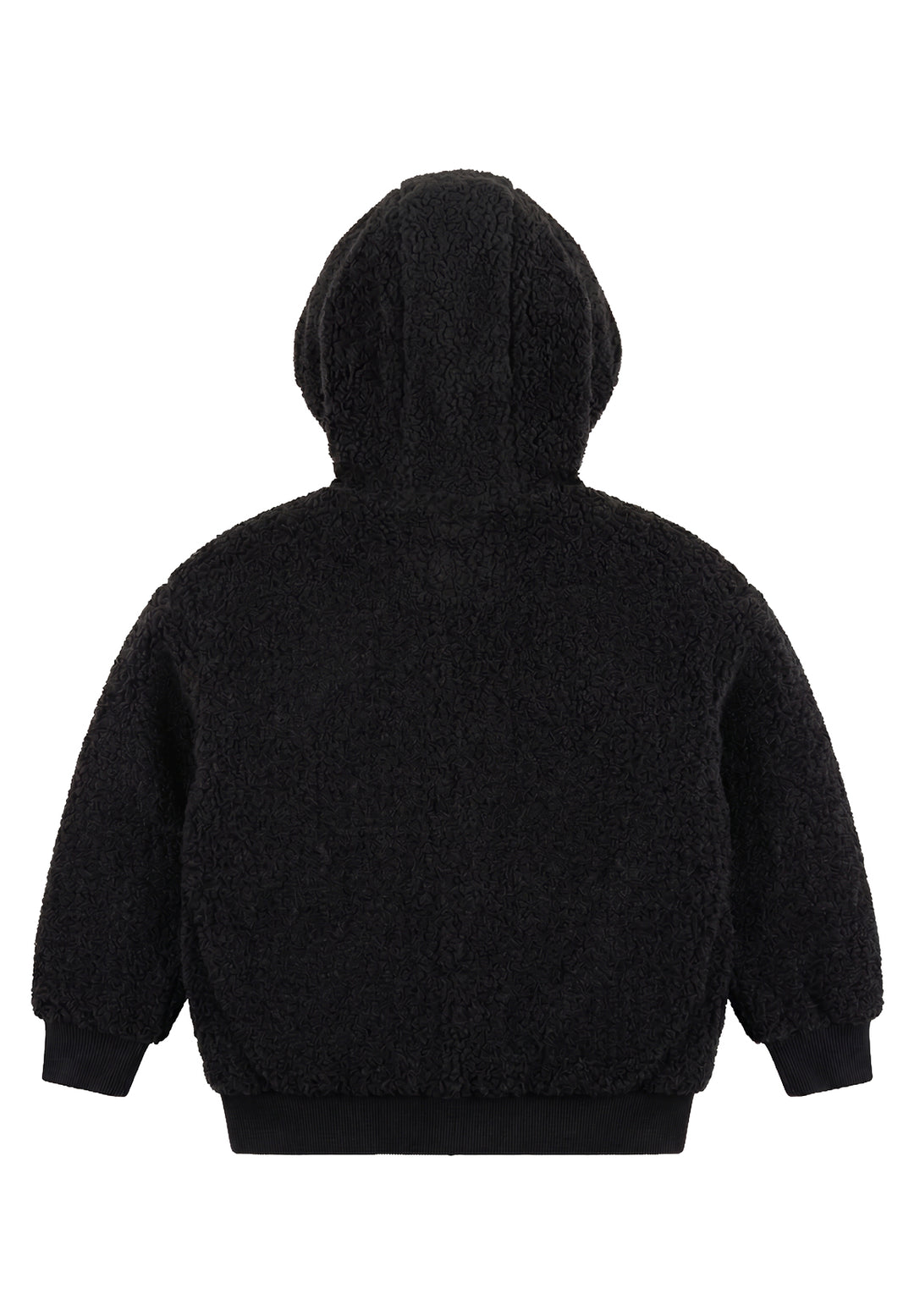 Giubbotto teddy nero per bambino