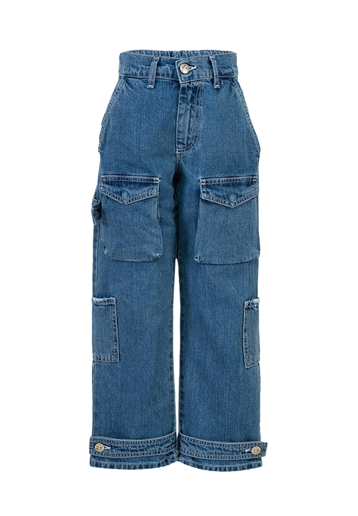 Jeans blu denim per bambino