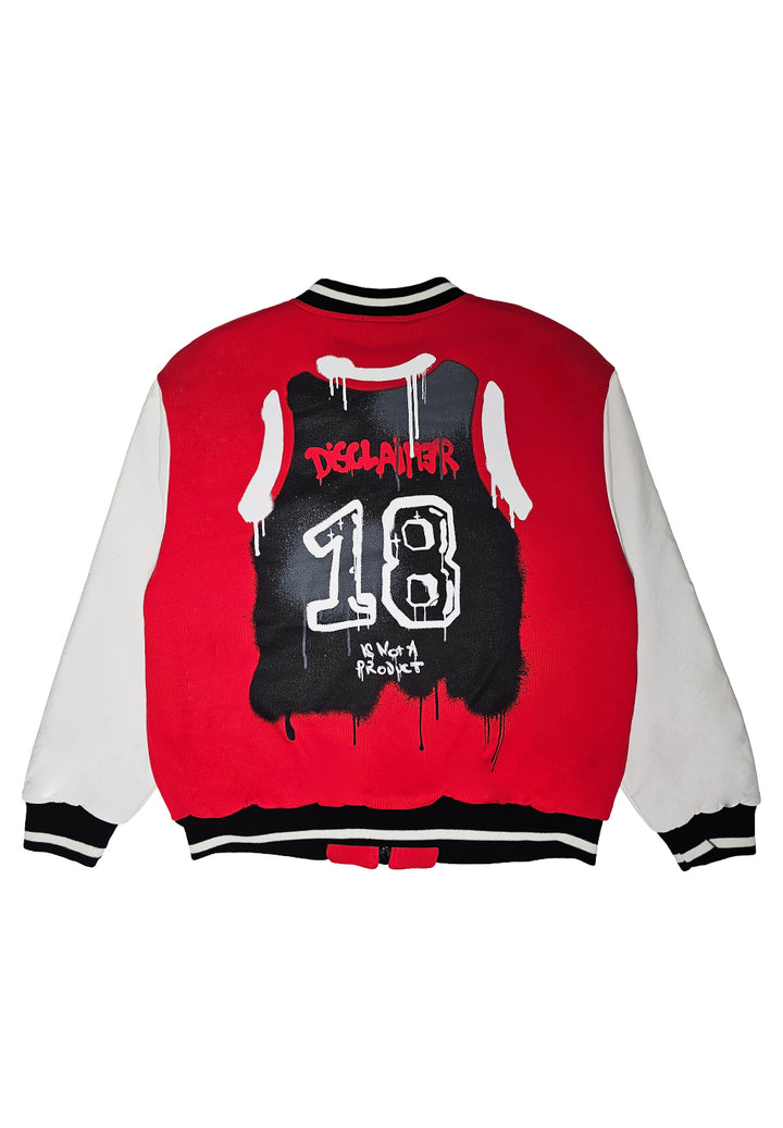 Rote Collegejacke für Kinder