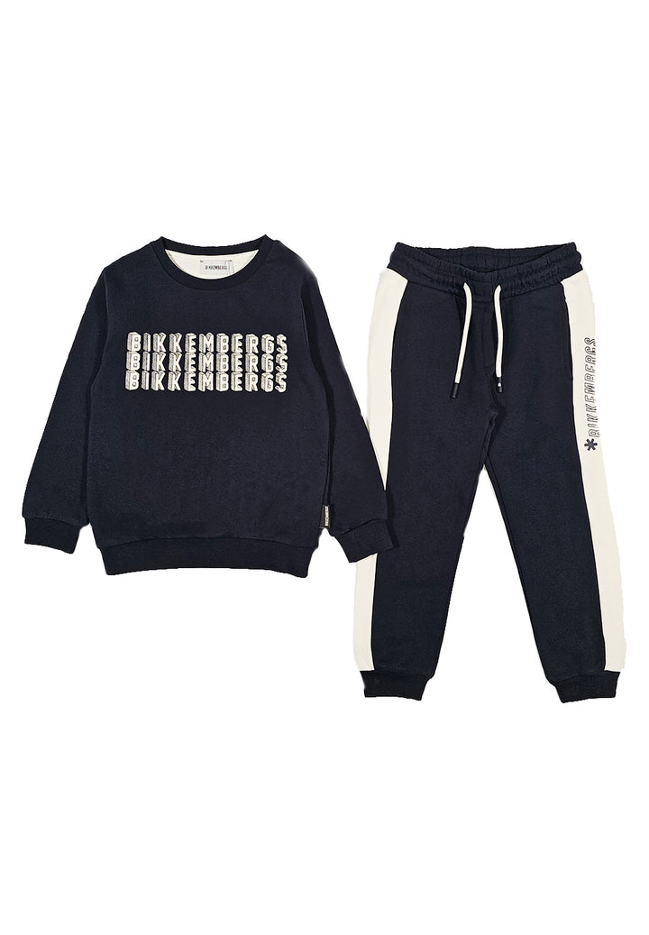 Blaues Sweatshirt-Set für Jungen