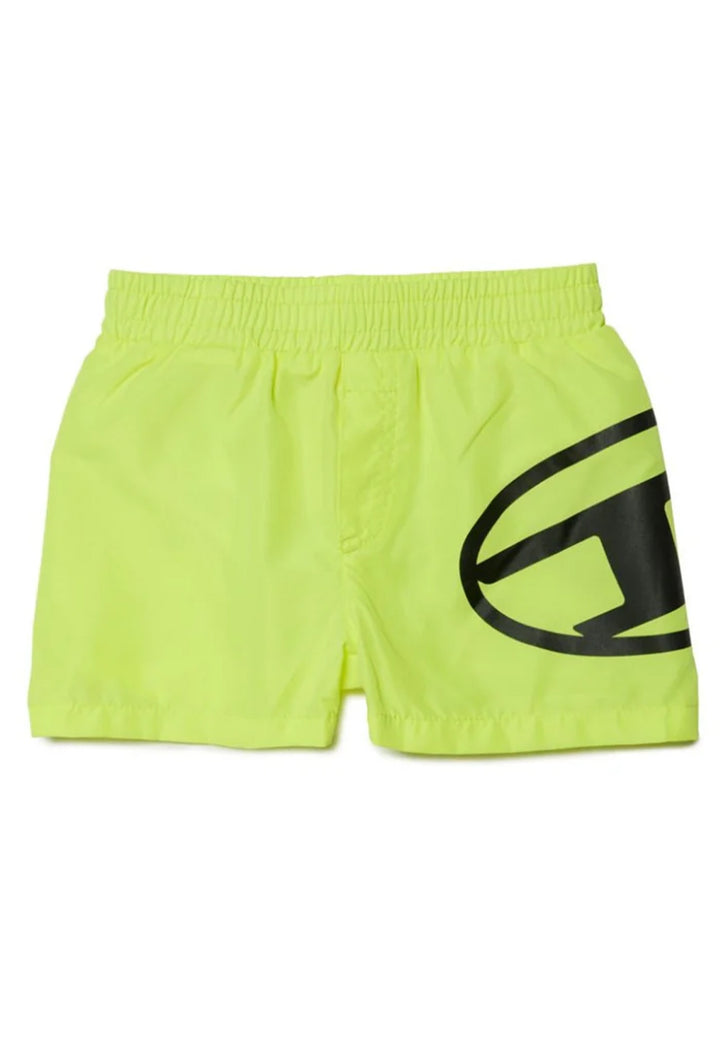 Costume boxer giallo fluo per bambino