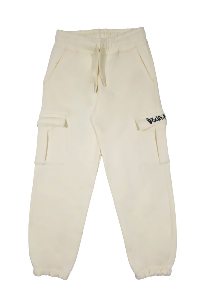 Pantalone felpa crema per bambino