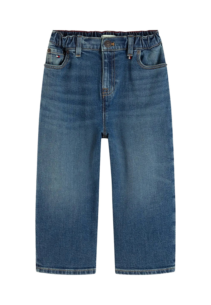 Jeans blu denim per bambino