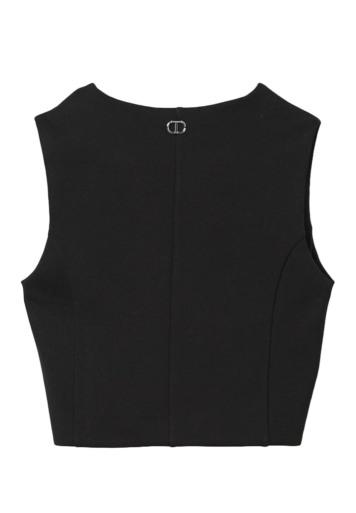 Gilet nero per bambina