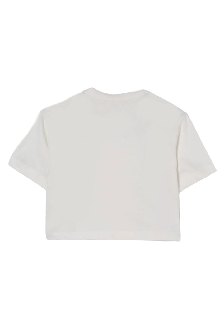 T-shirt bianca per bambina