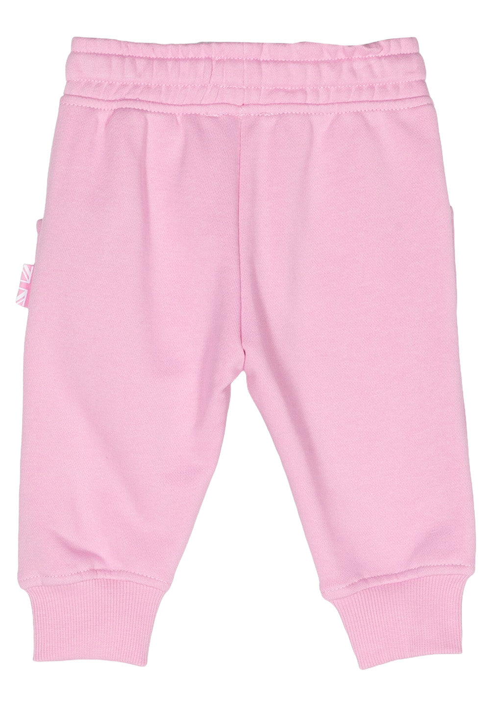 Pantalone felpa rosa per neonata