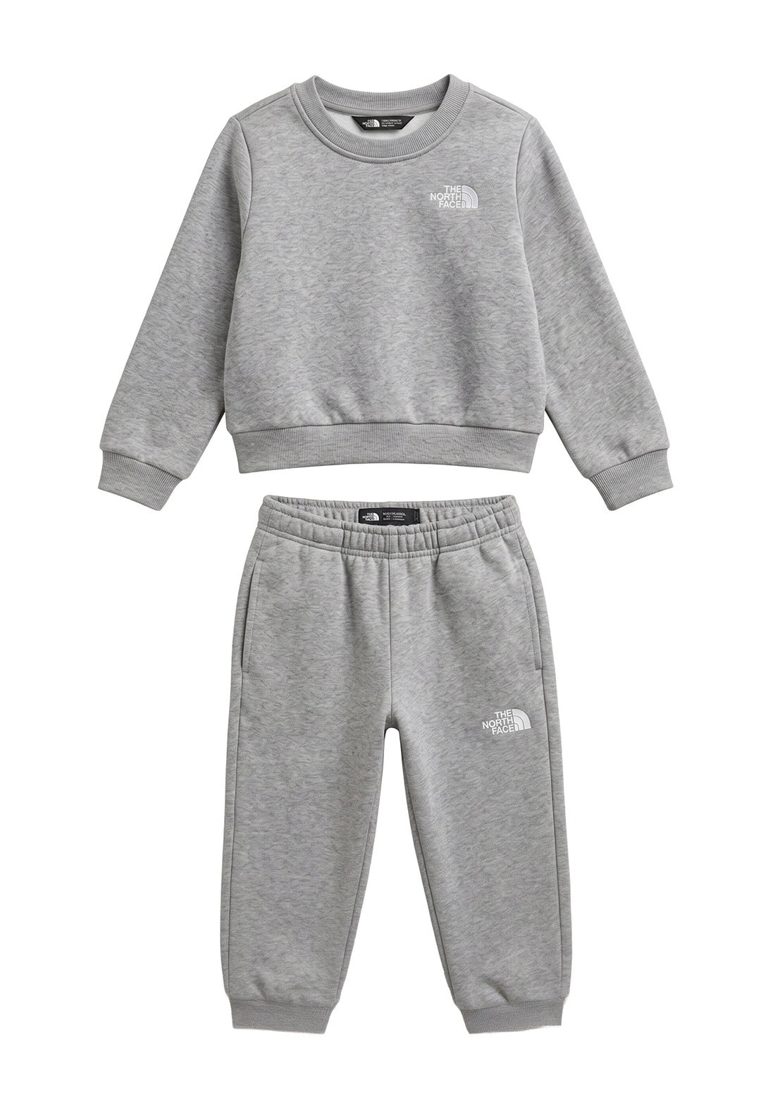 Completo felpa grigio per bambino