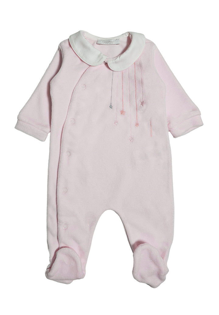 Tutina ciniglia rosa per neonata