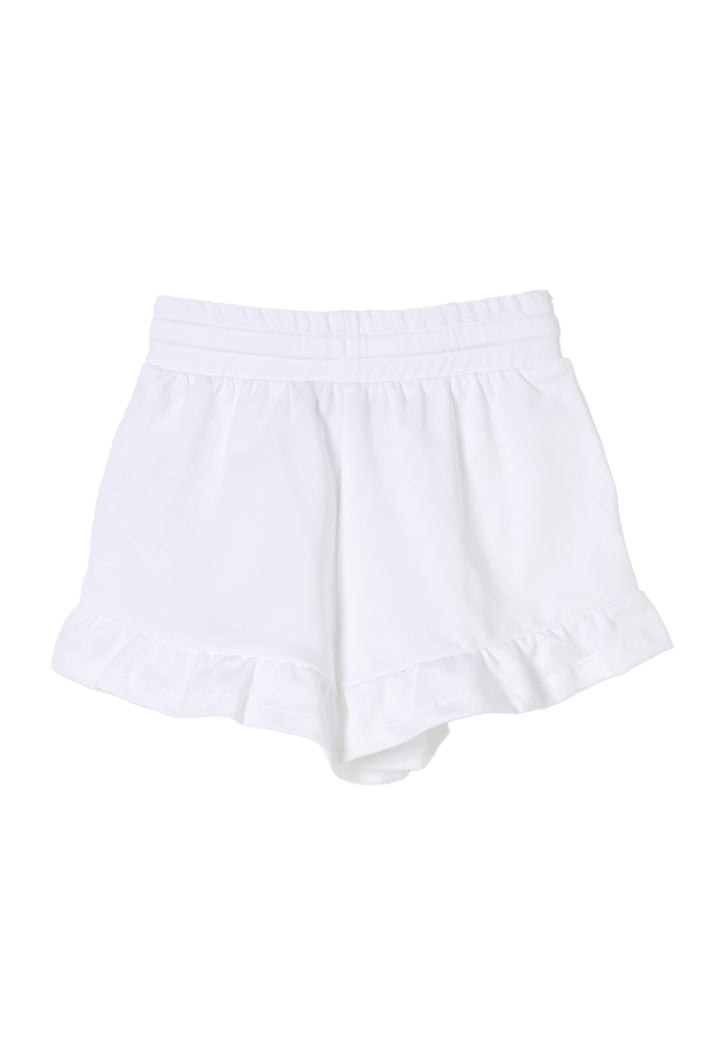 Short bianco per bambina