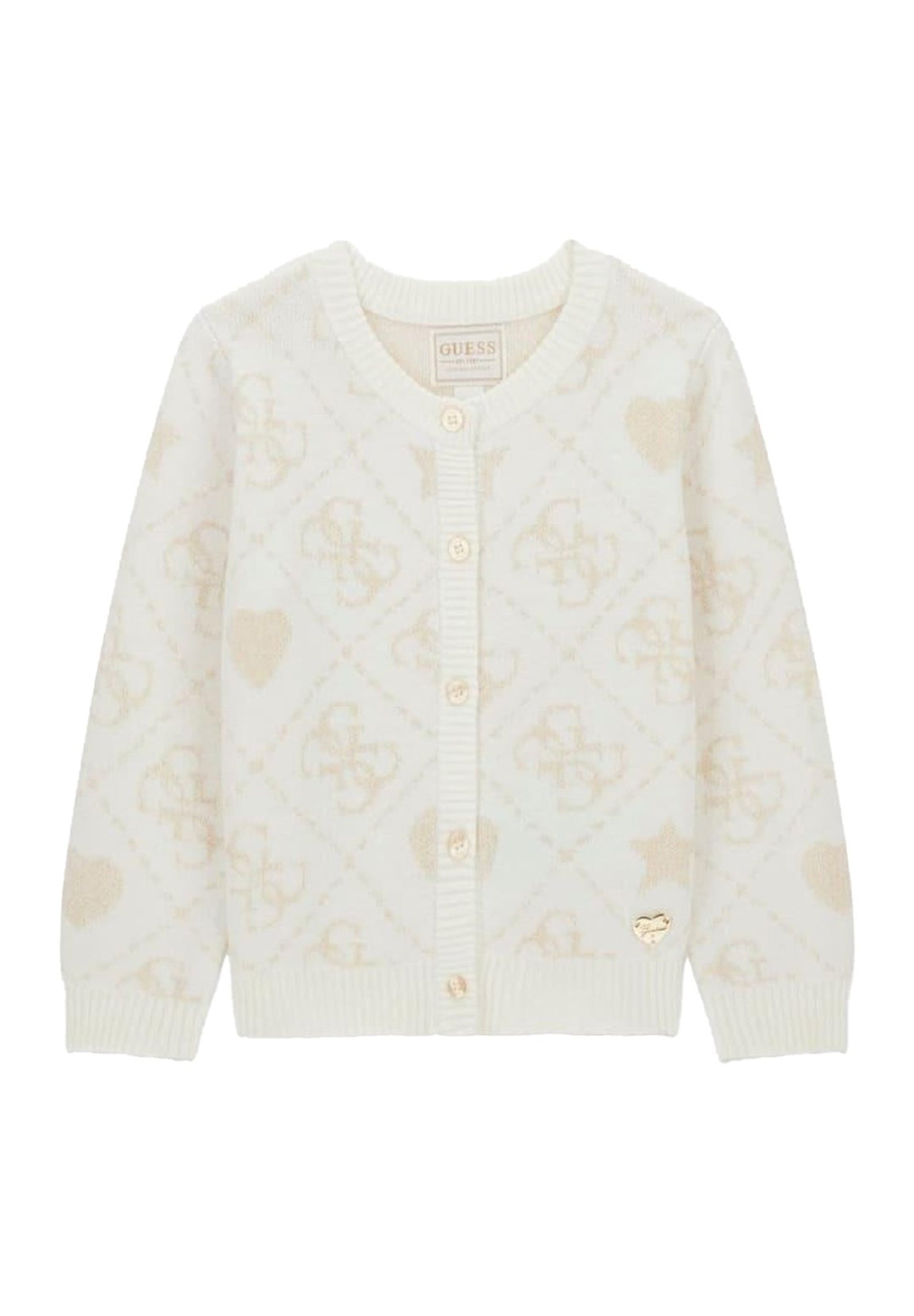 Cardigan crema per bambina