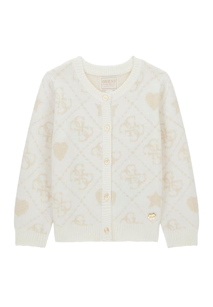 Cardigan crema per bambina