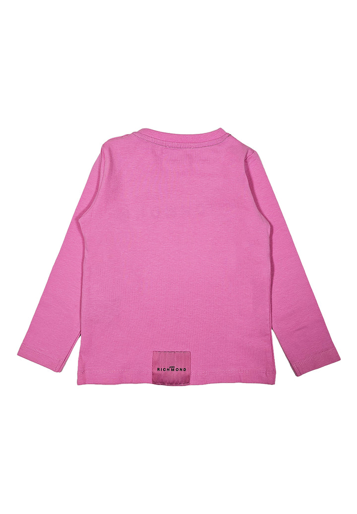 T-shirt rosa per bambina