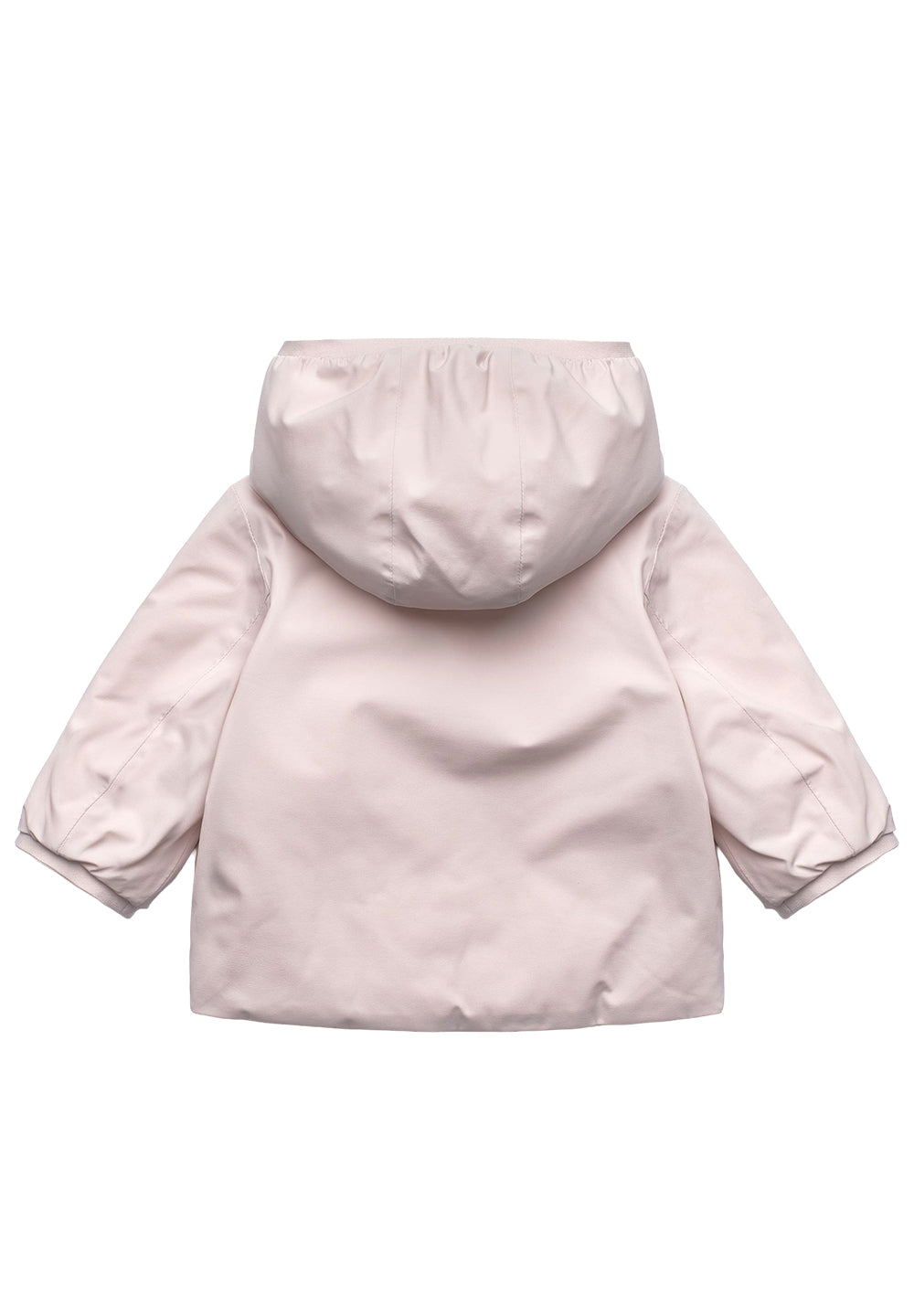 Giubbotto reversibile rosa-bianco per neonata