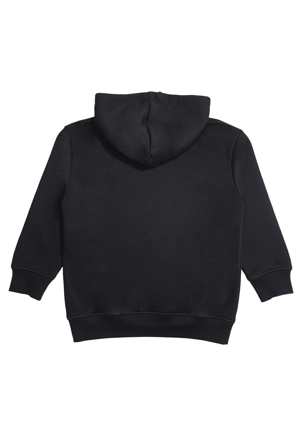 Felpa cappuccio nera per bambino