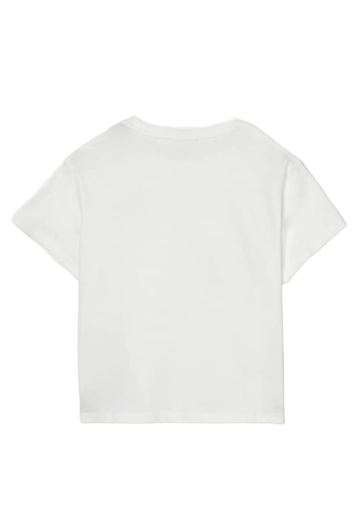 T-shirt bianco per bambina