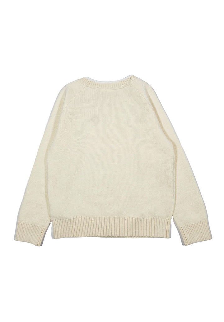 Maglione crema per neonato