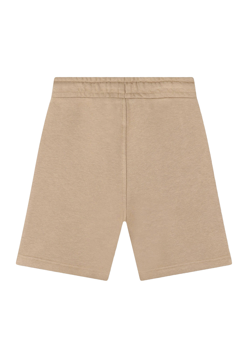 Bermuda felpa beige per bambino