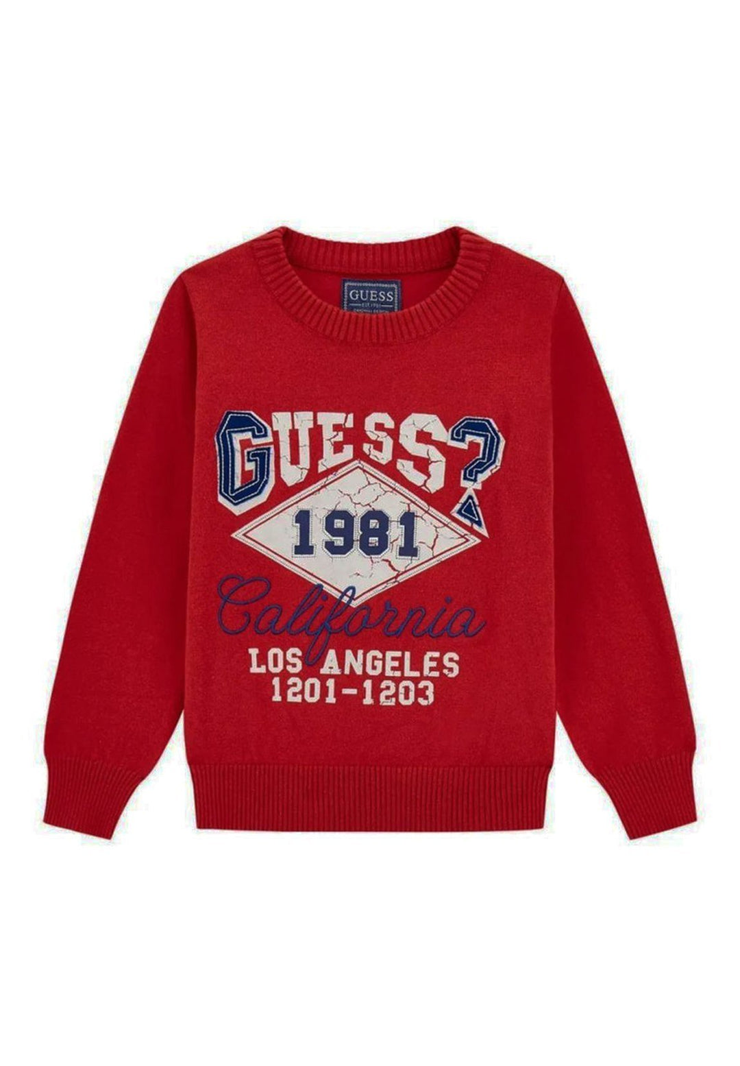 Maglione rosso per bambino
