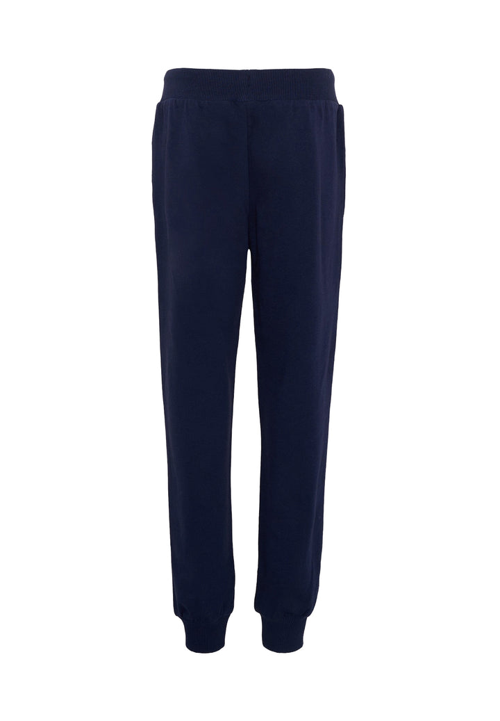 Pantalone felpa blu per bambino