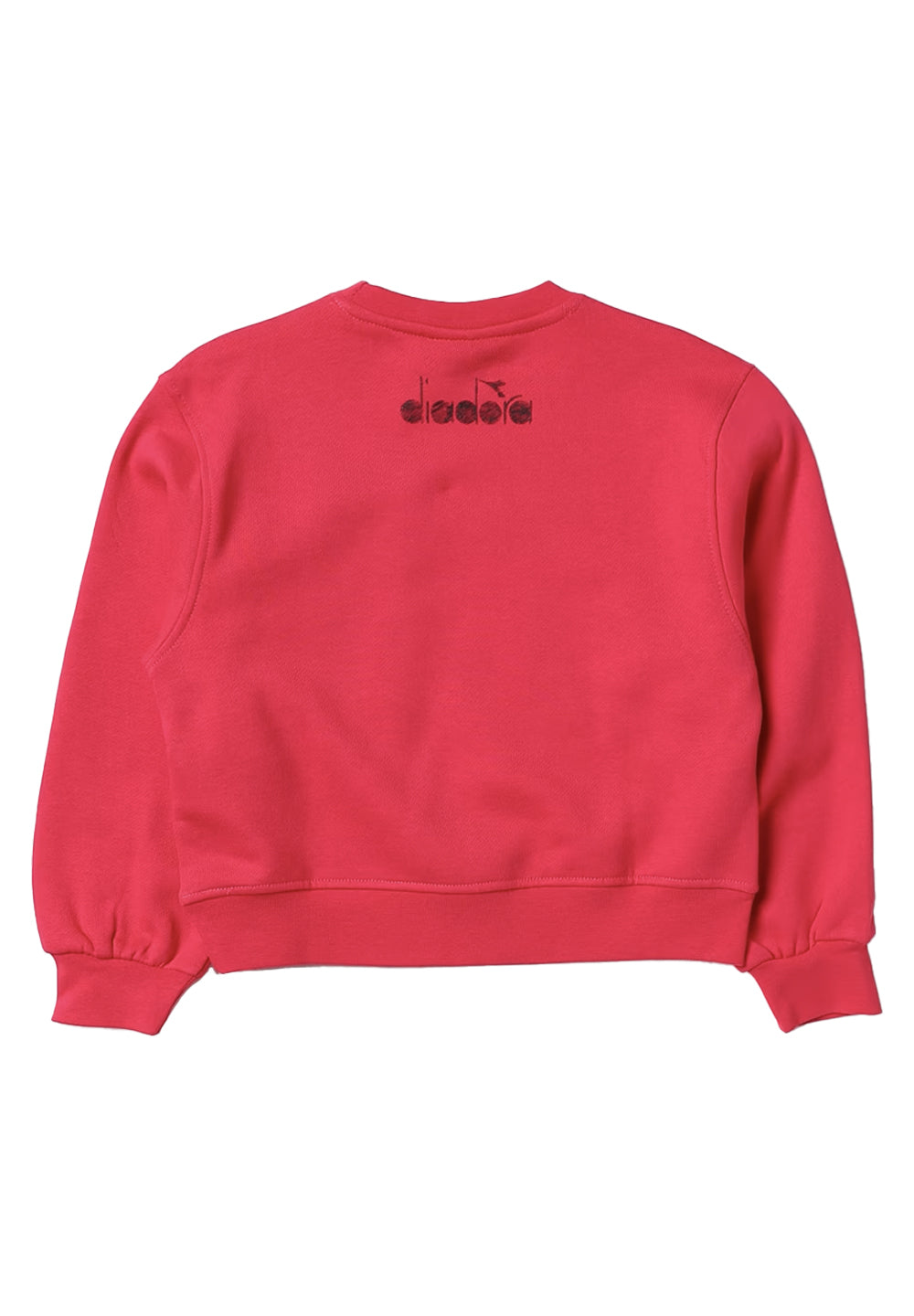 Fuchsia crewneck sweatshirt for girls