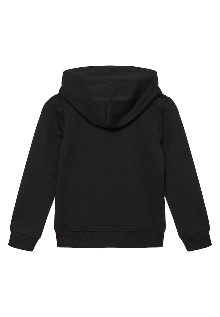 Completo felpa nero per bambina