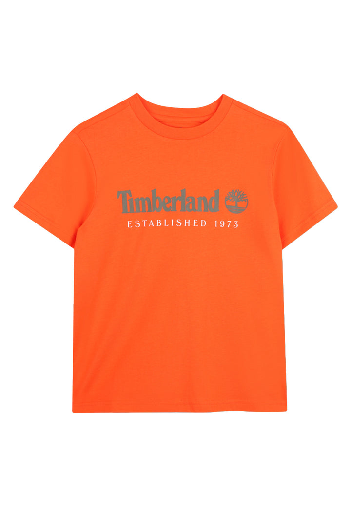 T-shirt arancione per bambino