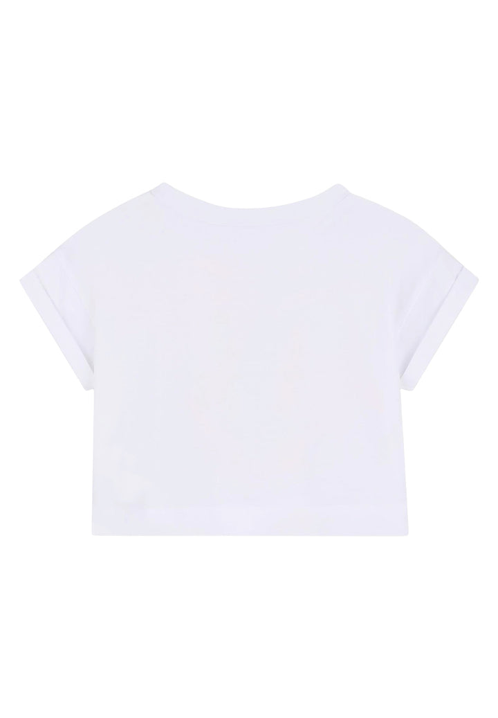 Weißes T-Shirt für Mädchen