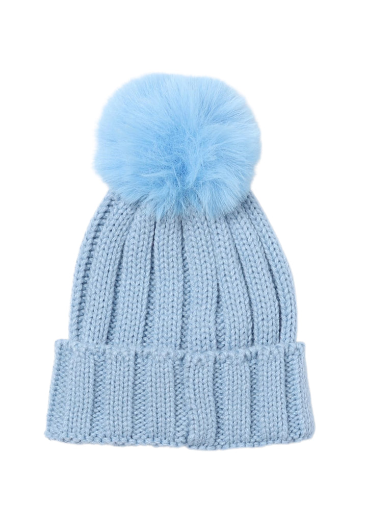 Cappello celeste per bambina