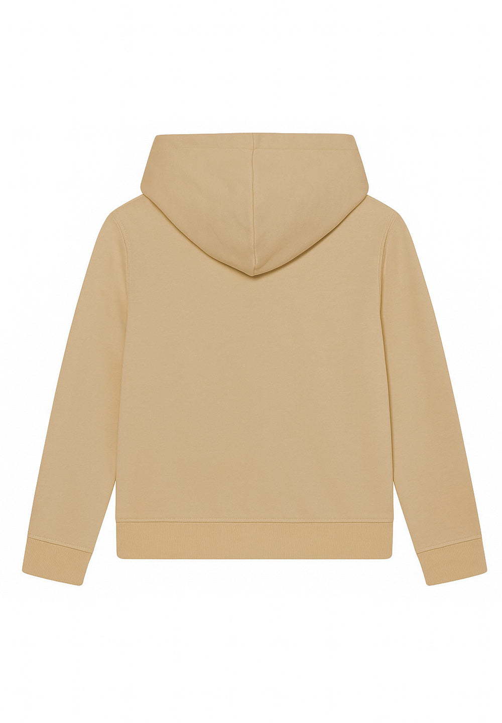 Felpa cappuccio beige unisex