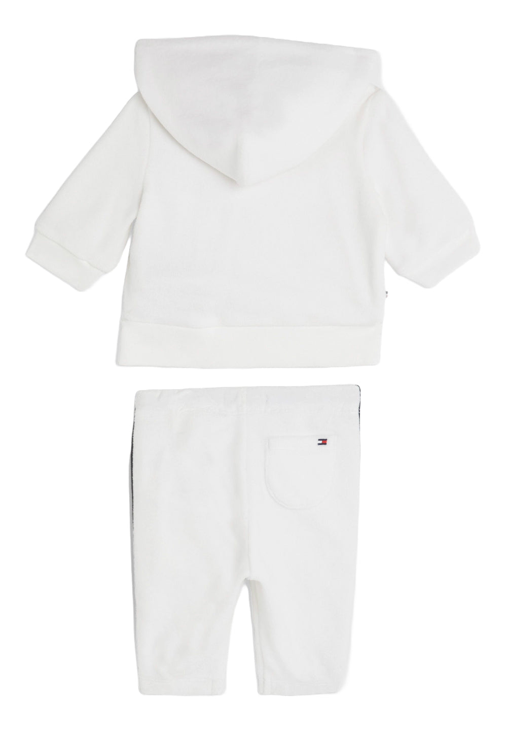 White sweatshirt set for newborns