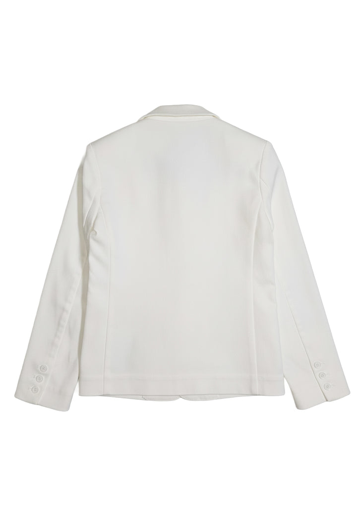 Weiße Jacke für Kinder