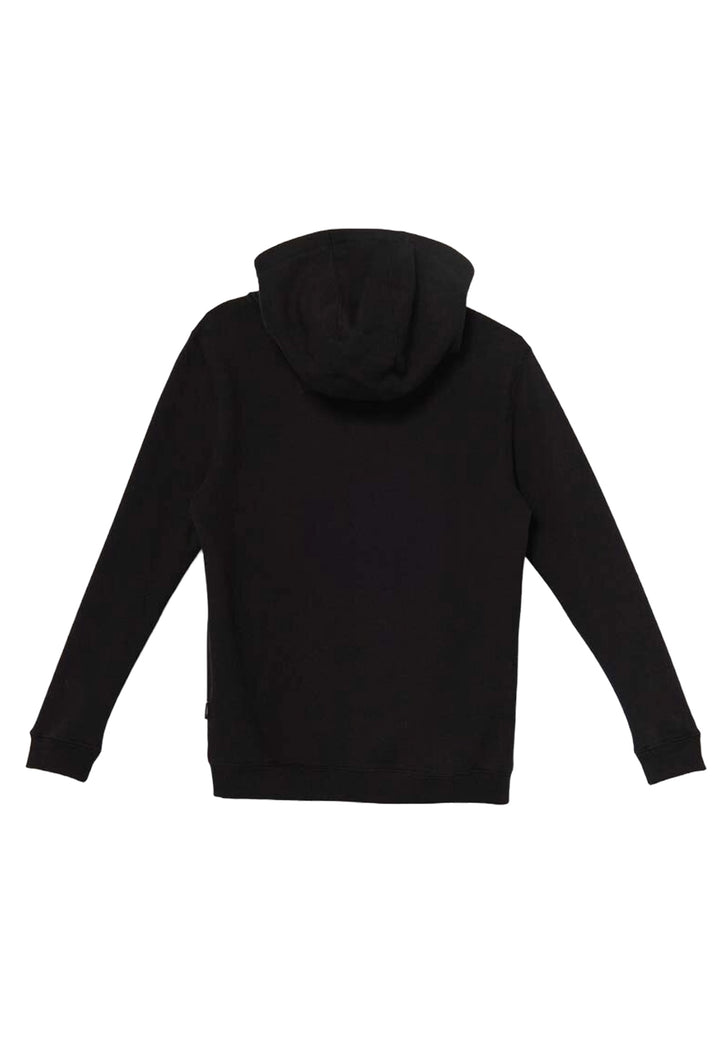 Felpa zip nera per bambino