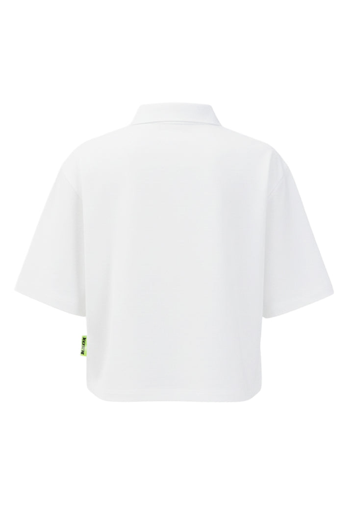 Polo bianca per bambina