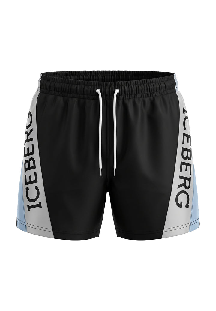 Costume boxer nero per bambino