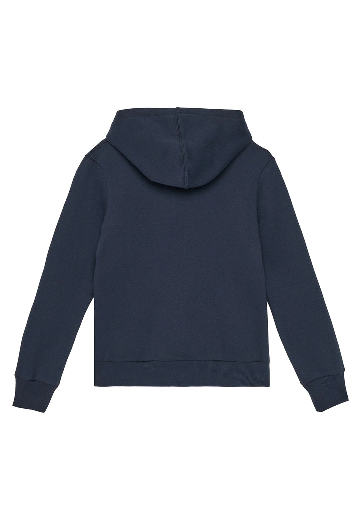 Felpa cappuccio blu per bambino
